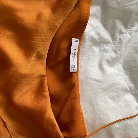 One Shoulder Burnt Orange Top - Picture 3 of 3